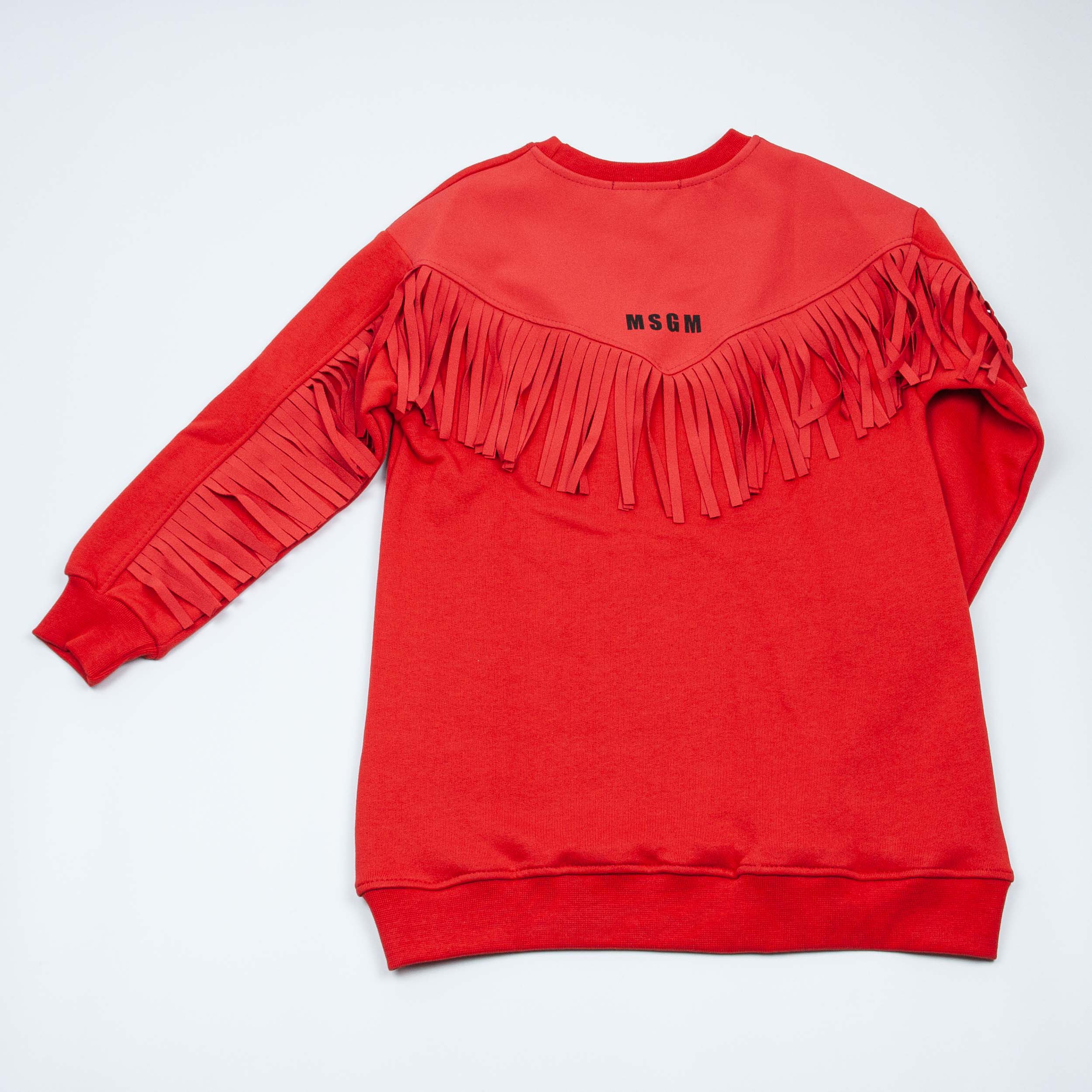 MSGM Sweatshirt mit Fransen