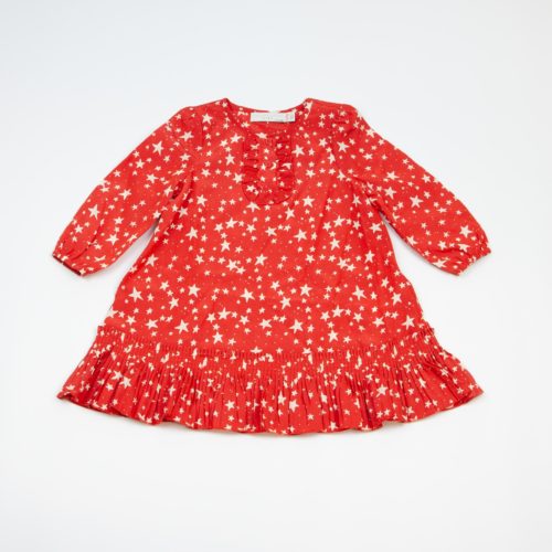 Stella McCartney Seidenkleid mit Sternchen