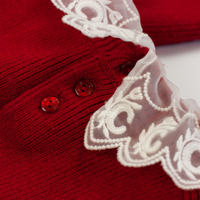 Chloé Pullover mit Spitzenkragen