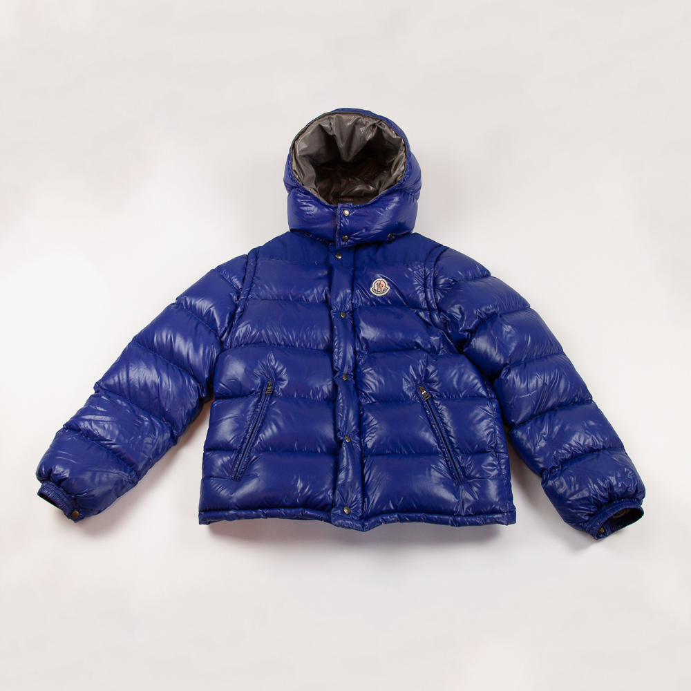 Moncler blaue Daunenjacke