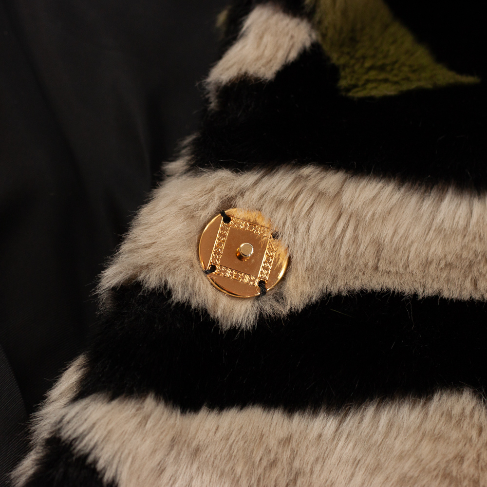Versace Faux Fur Mantel