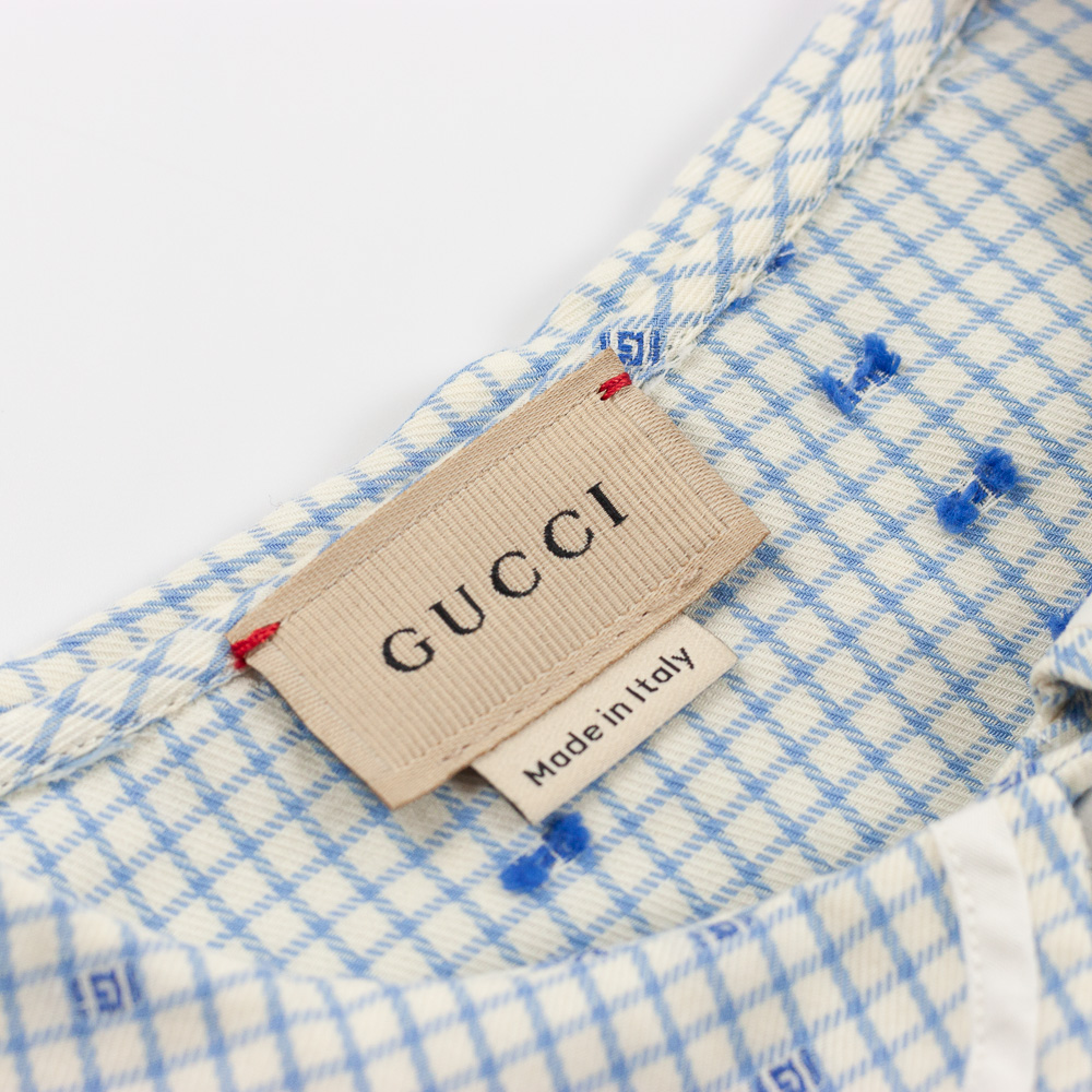 Gucci karierte Bluse