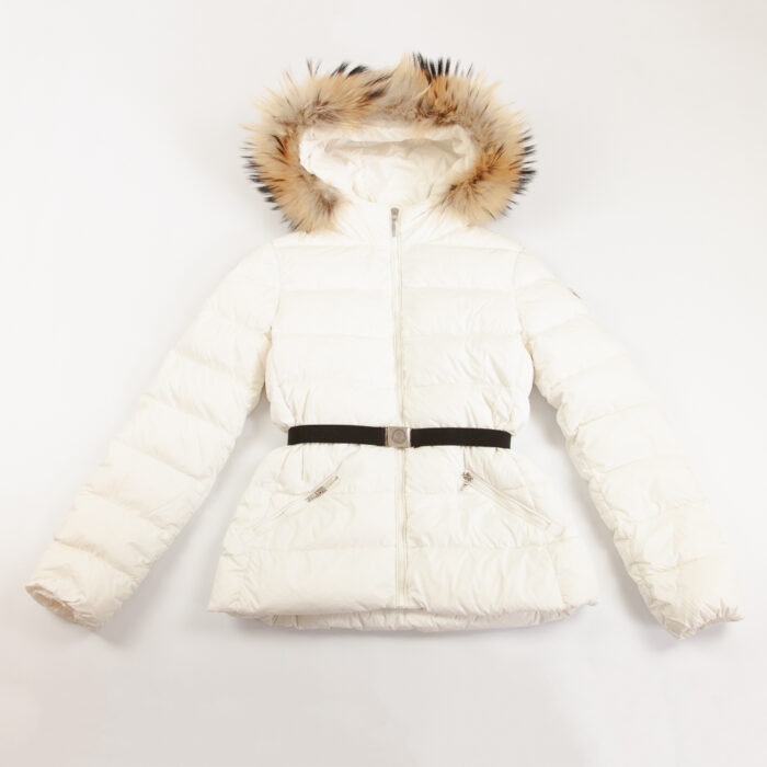 Moncler weiße Daunenjacke
