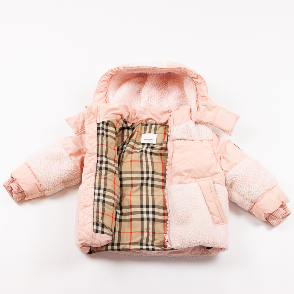 Burberry rosa Daunenjacke